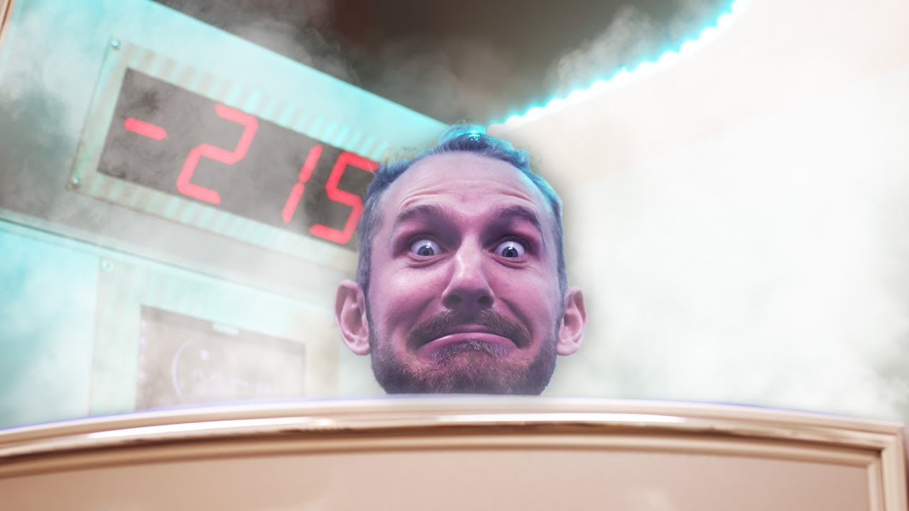 Freezing our Bodies for 3 Minutes!! Cryotherapy Challenge!