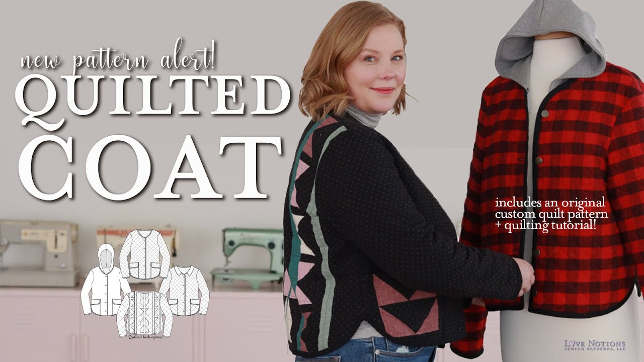 THIS is why you'll love Coda Quilted Coat Sewing Pattern: new pattern alert!