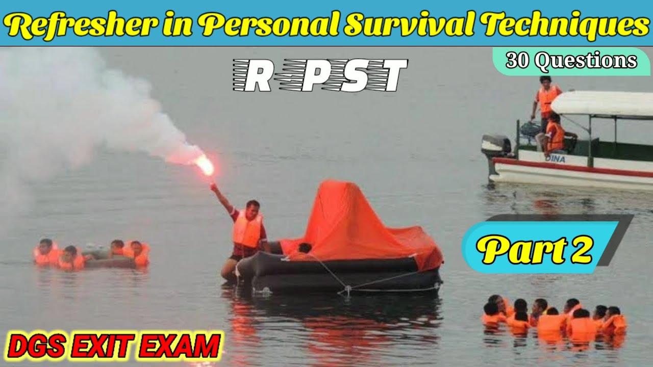 RPST Exit Exam Questions #2 | | Refresher PST | Personal Survival Tech