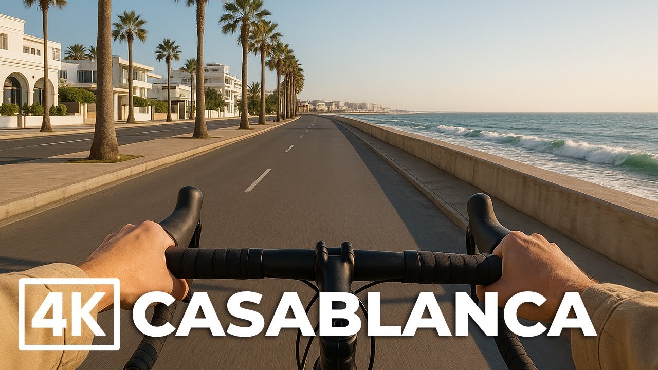 CYCLING THROUGH THE STREETS OF CASABLANCA | Piano Music
