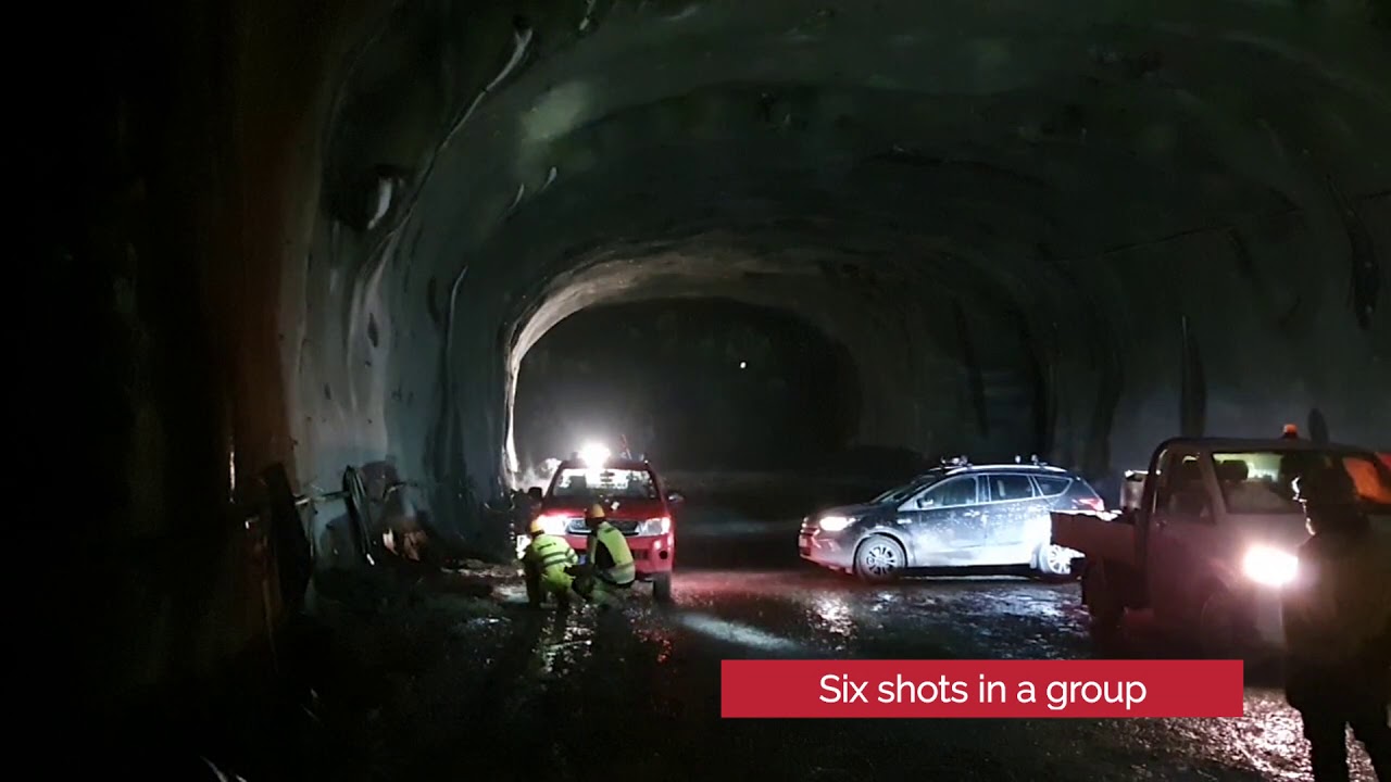 Multiple Shot Recording with the Amberg Tunnel Seismic Prediction System (TSP)