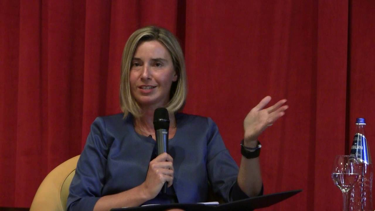Excerpts: Federica Mogherini on the EU's European Naval Force Mediterranean-Operation Sophia