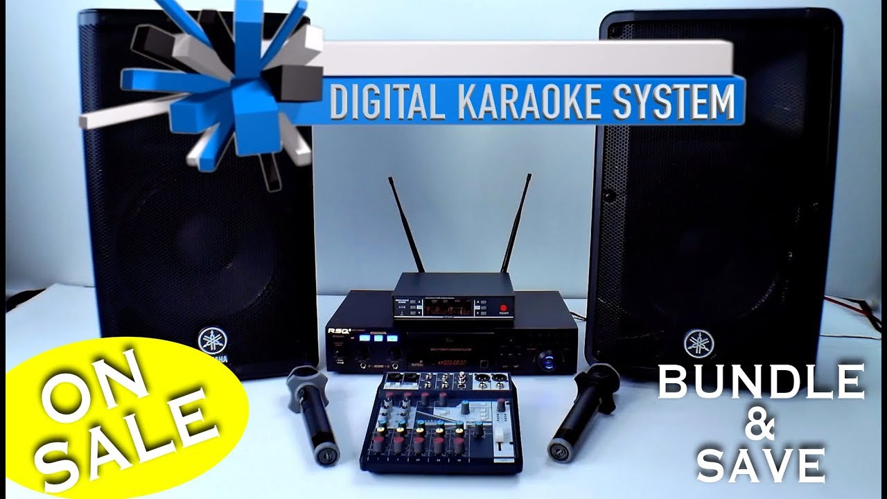 Digital Karaoke System | Professional Karaoke Mixer | PearlRidge Wireless Mics ✅800-557-SING