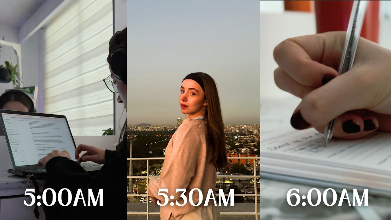 Lo que no te dicen de despertarte a las 5AM 💞