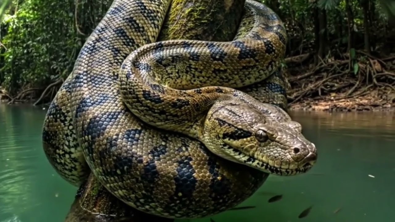 Giant Anaconda Monster Snake viral video 2025