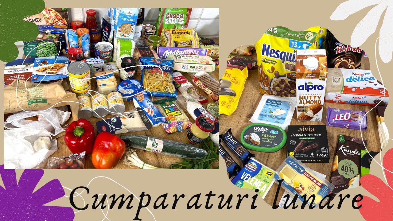 Cumparaturi lunare in valoare de 1.400 lei 🍕🥚🧀👜| ALIELA