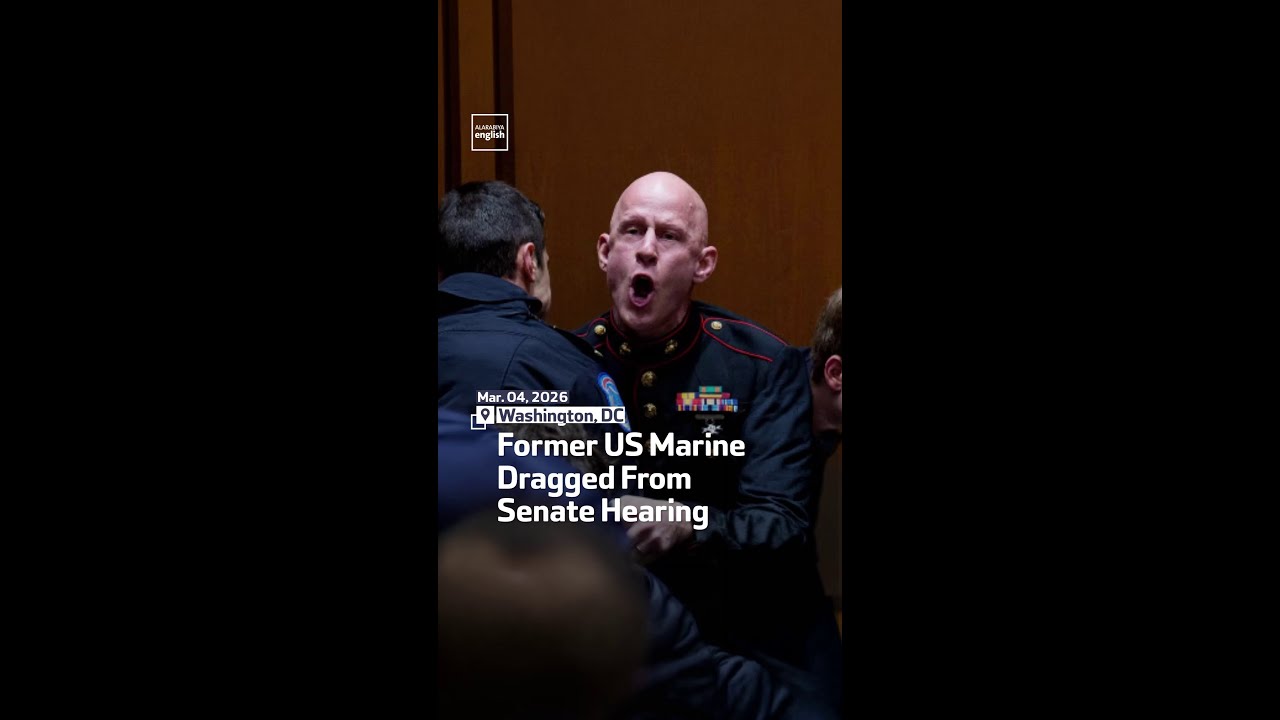 Former US Marine Dragged From Senate Hearing