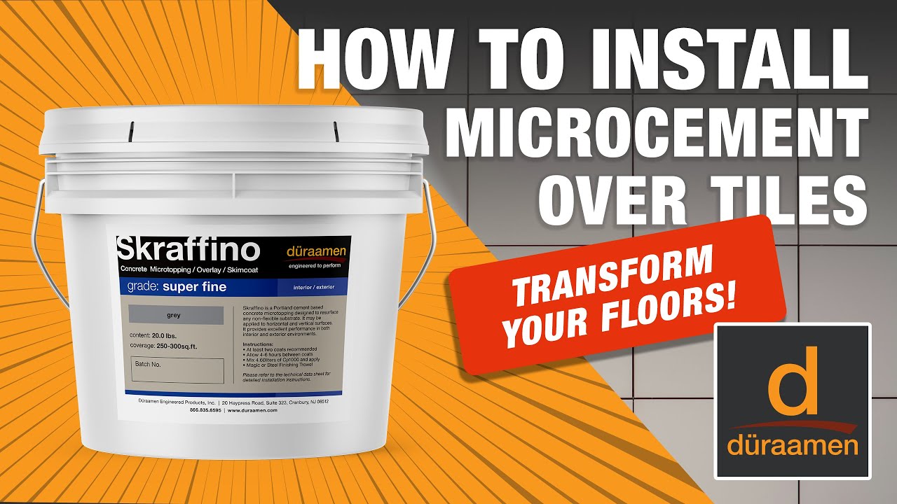 How to Install Microcement| Step-by-Step Tutorial by Bob Harris Part - 1| Duraamen