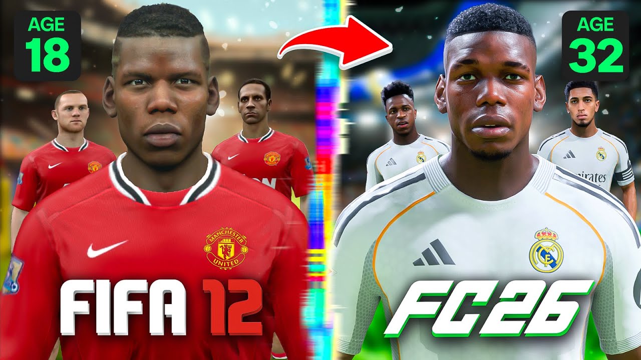 Я возобновил карьеру Поля Погба (FIFA 12-26)