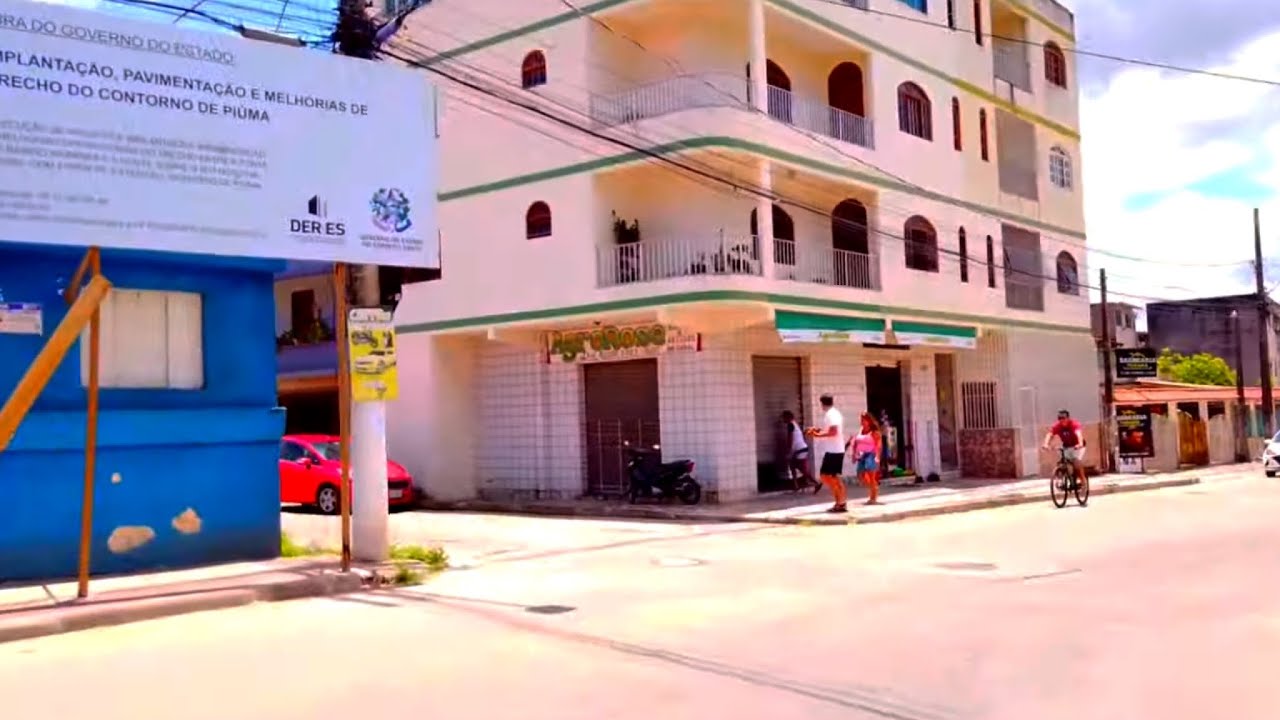 Passeio nas ruas da cidade de Piúma ES