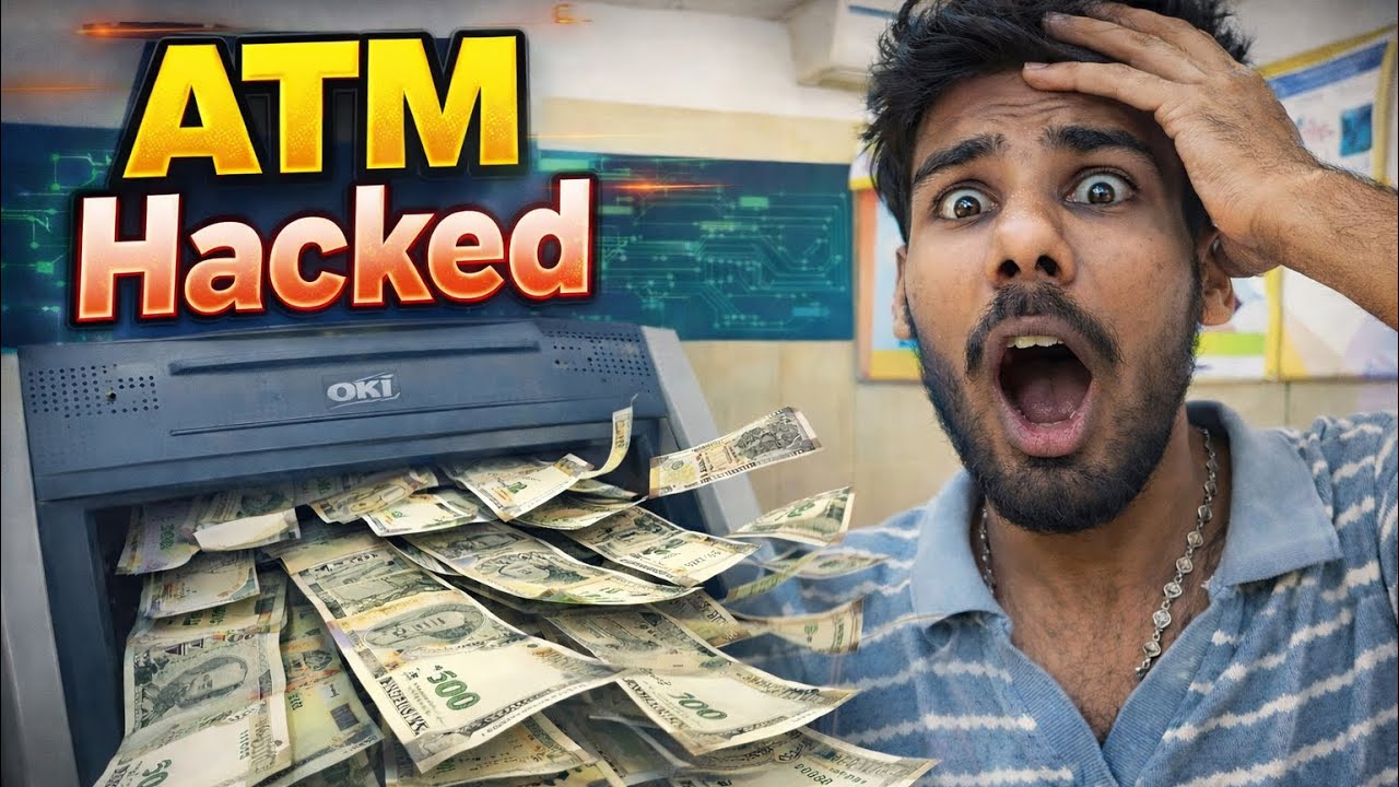 Unstoppable ATM hacked💸💶|| पूरा पैसा निकल गया 😢|| अब रुक नहीं रहा ❌#ATMhacked #hack 