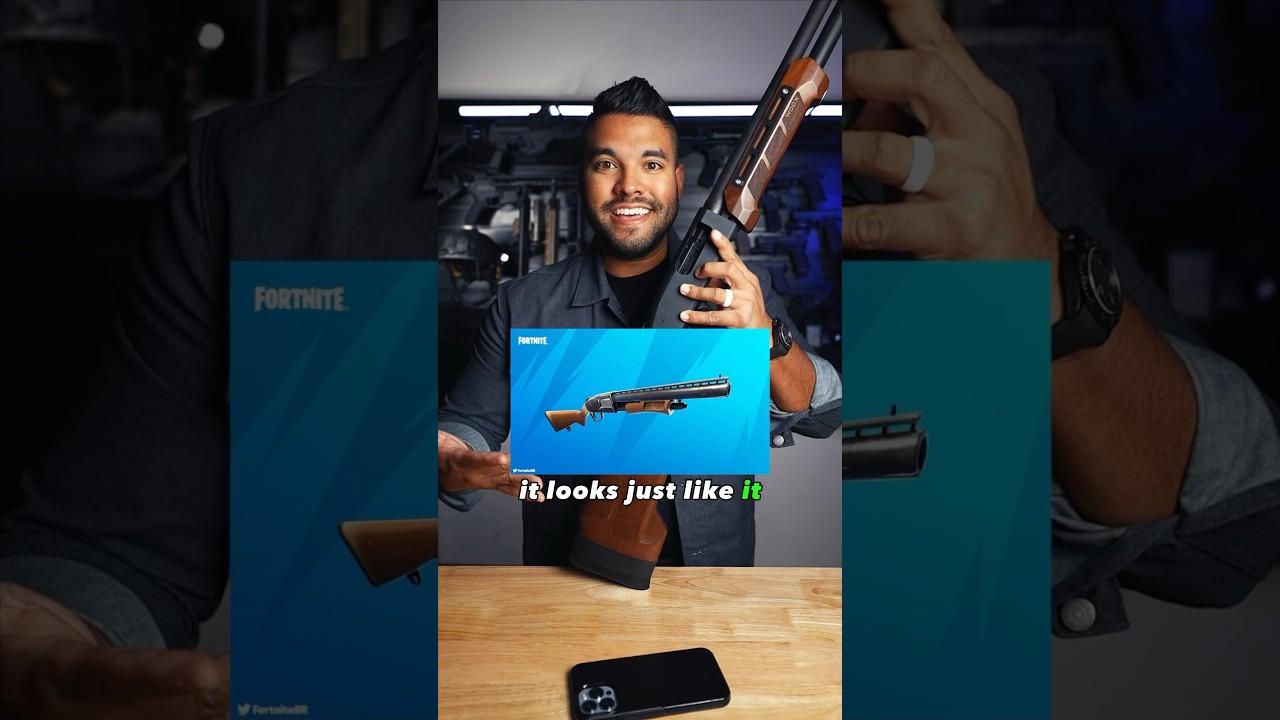 I Sniffed This Shotgun #shotgun #fortnite #shorts