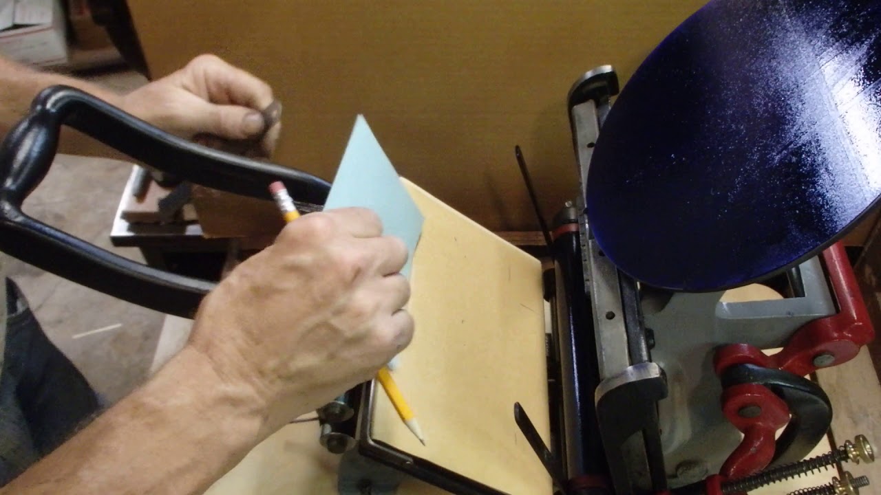 WLPA 3 - Positioning the sheet on the Tympan