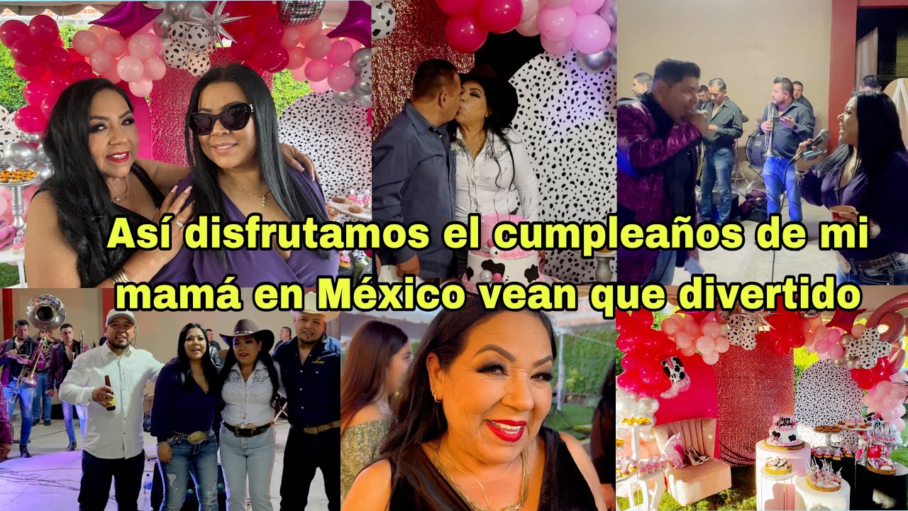 Así disfrutamos el cumpleaños de mi mamá Cukita en México🇲🇽vean que divertido la pasamos en familia💕