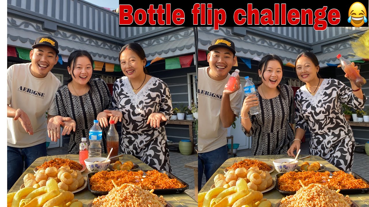 Bottle flip challenge game  bichra Manish 😂😤