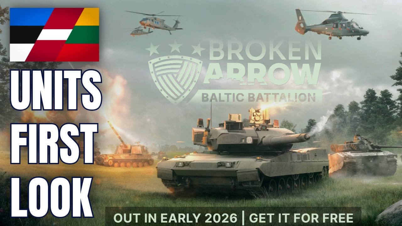 Baltic Battalion - DLC Announced - First Look at some New Units // Broken Arrow News 4k