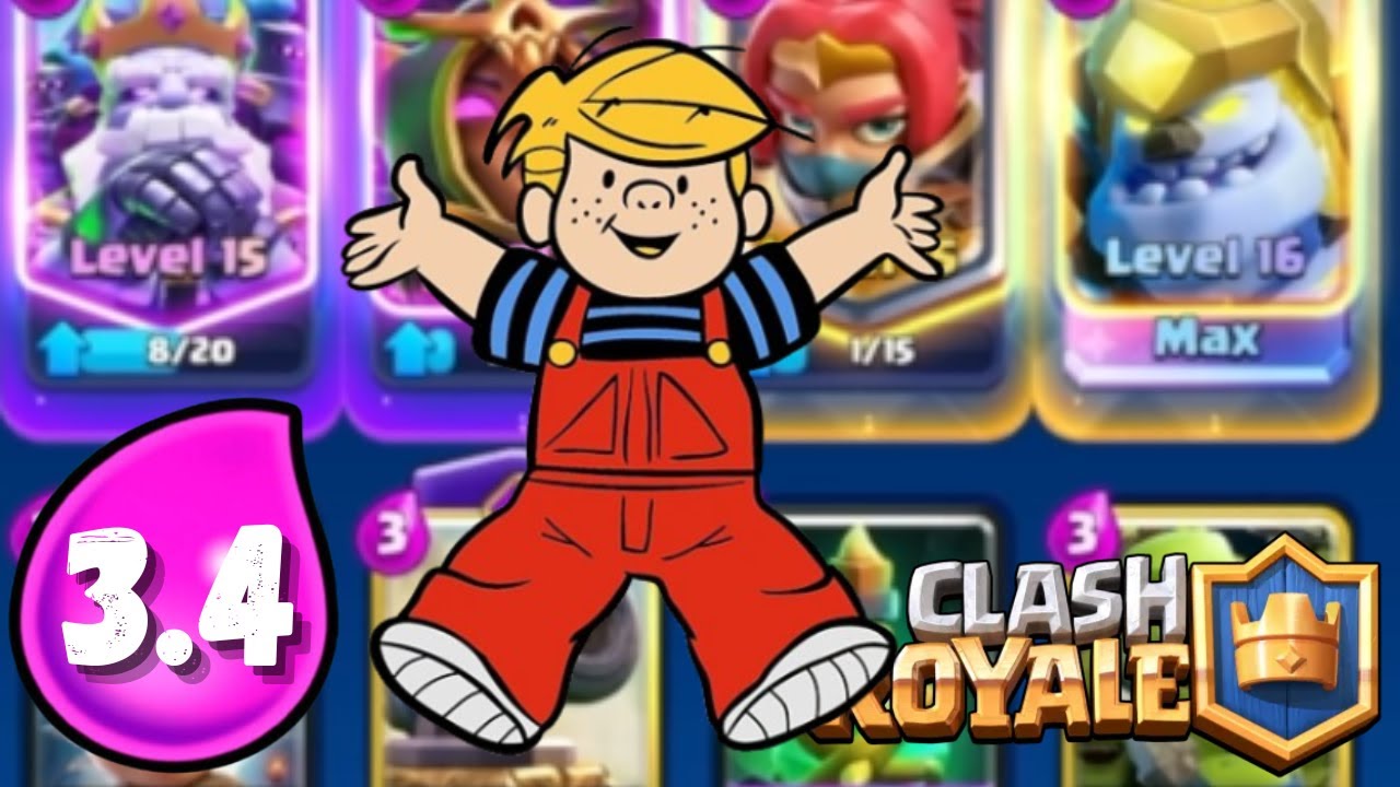 THE MENACE HAS RETURNED!! (Midladder OP Cycle Deck) | Clash Royale