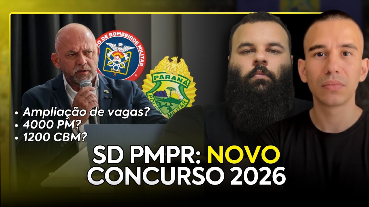 NOVO CONCURSO SOLDADO POLÍCIA MILITAR DO PARANÁ EM 2026 | O QUE FAZER?