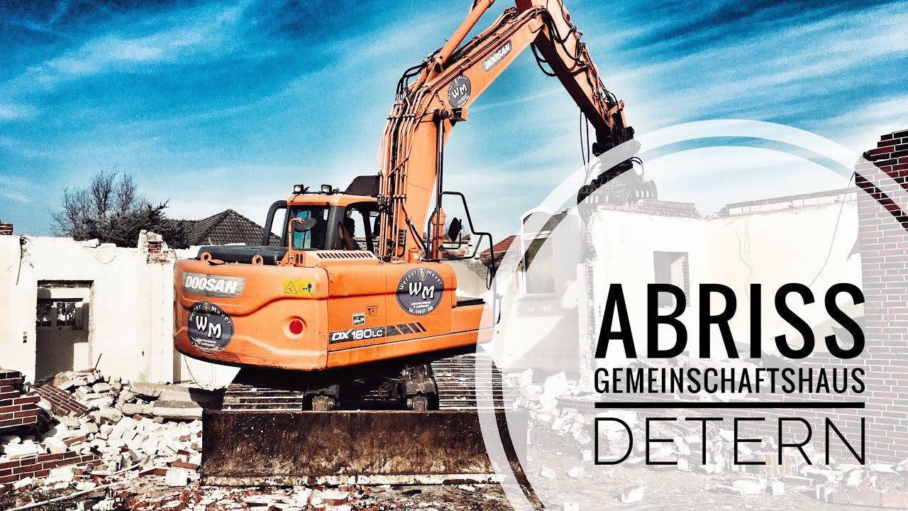 Abriss Gemeinschaftshaus Detern