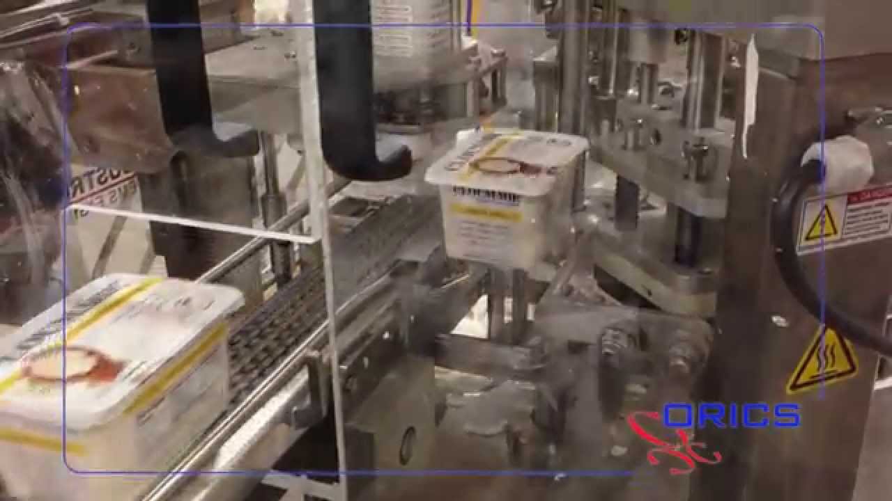 ORICS MR-35 cream cheese Rotary filling and sealing machine Packaging System 1-Seal Lidding