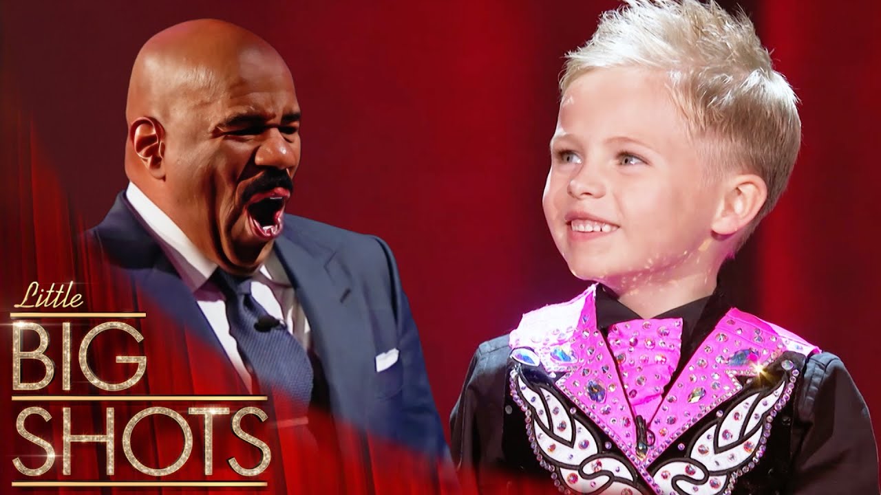 Steve Harvey Can't Handle This Kid's Epic Irish Dance! | Little Big Shots