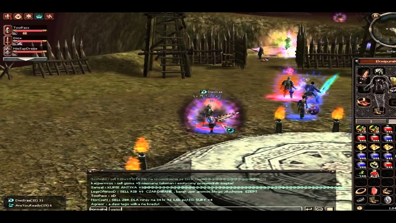 UNBELIEVABLE!!     Metin2 PL Solar s26 Wojna Gildii DiesIrae (Shinso) vs AreYouReady Amazing!!! - HD