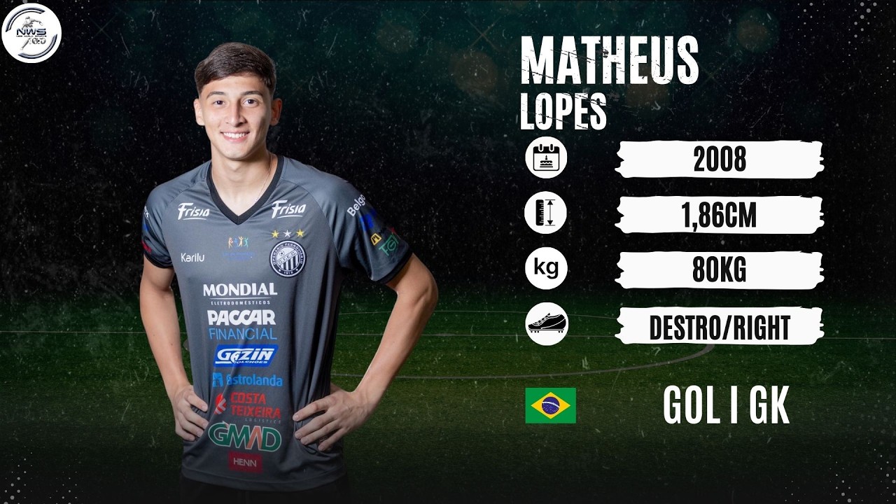 MATHEUS LOPES - GOLEIRO/GOALKEEPER - 2008