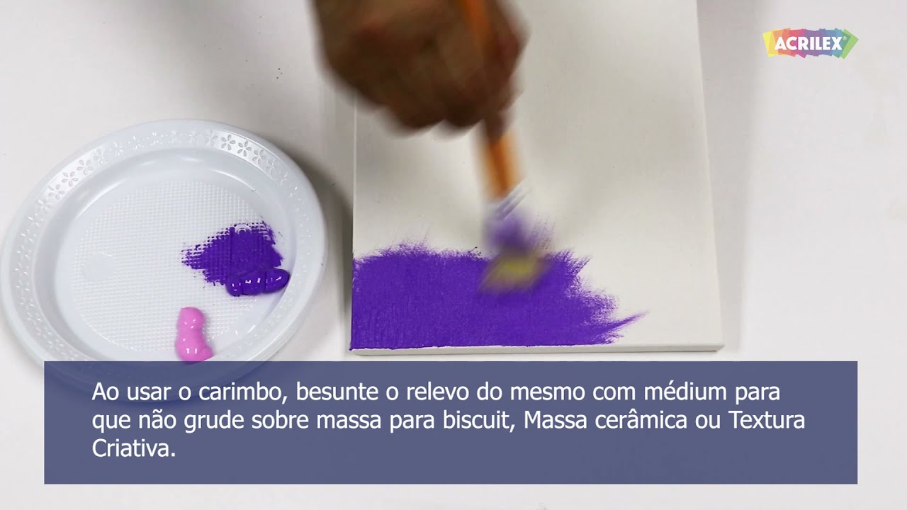 APLICAÇÃO DO MEDIUM ACRÍLICO