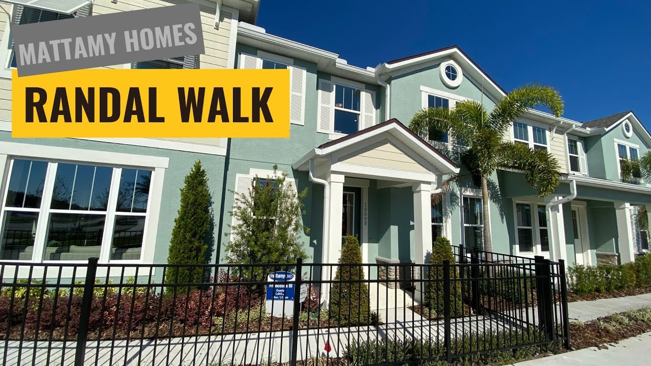 Orlando, FL | Lake Nona | New Townhomes | Randal Walk by Mattamy Homes | Orlando Property Tours