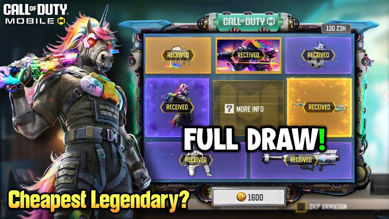 Buying New Legendary M1 Garand - Unicorn's Might in Codm | Ethereal Unicorn Draw Cod Mobile