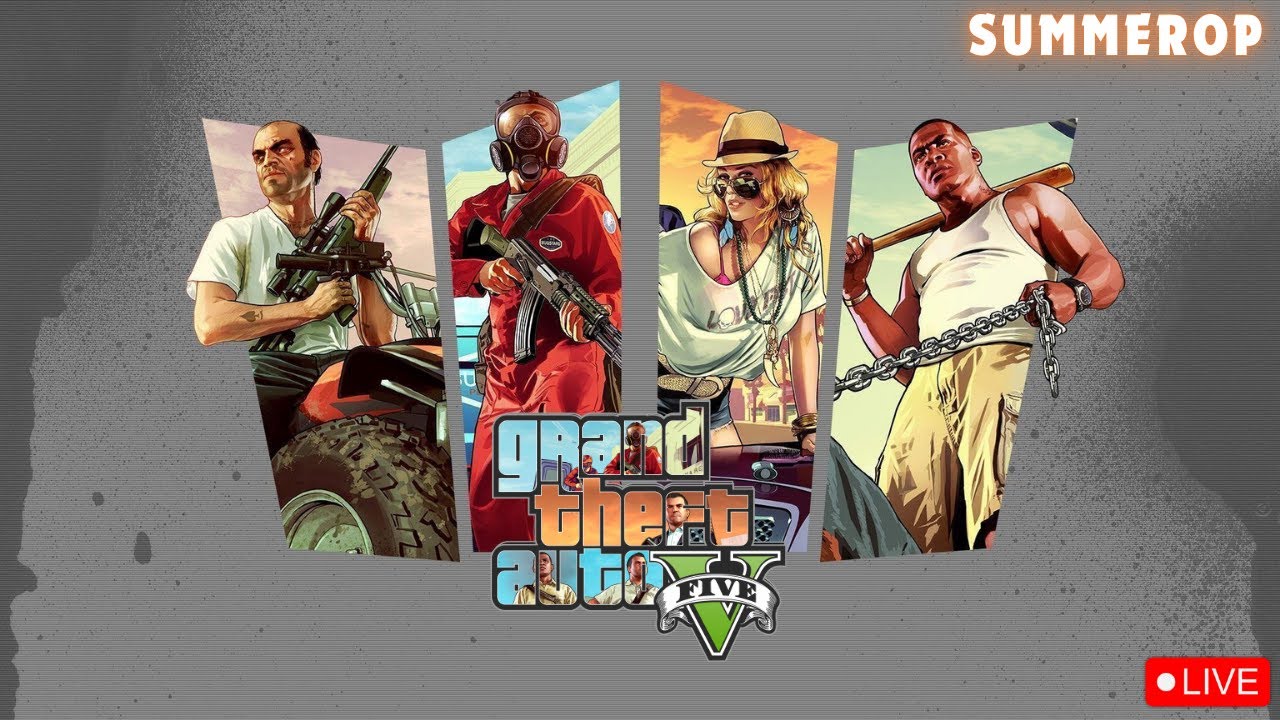 GTA V ONLINE KOSATKA AND ARCADE HEIST | LIVE WITH SUMMEROP