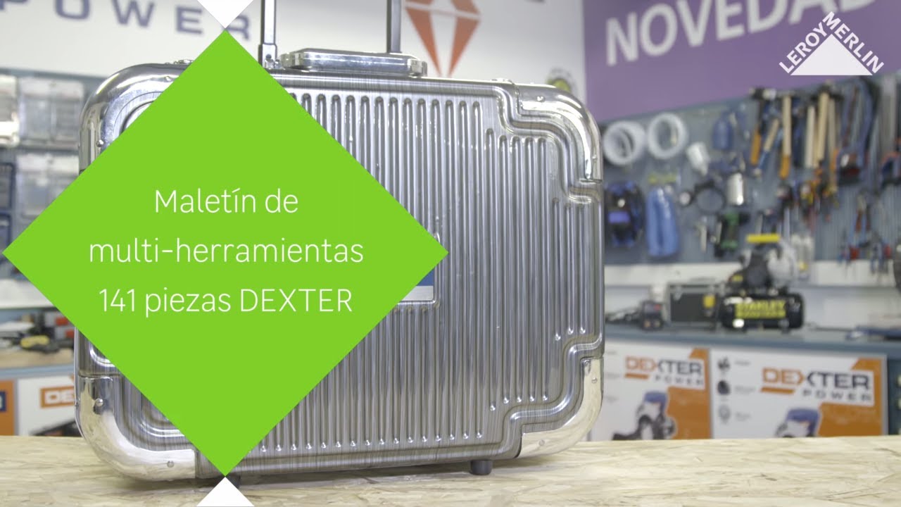 Maletín de multi-herramientas 141 piezas DEXTER - LEROY MERLIN