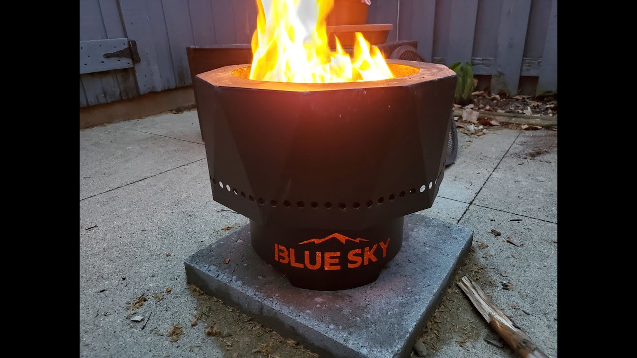 The Ridge Smokeless Portable Fire Pit. In Depth Review. Blue Sky Firepit. #smokeless #firepit