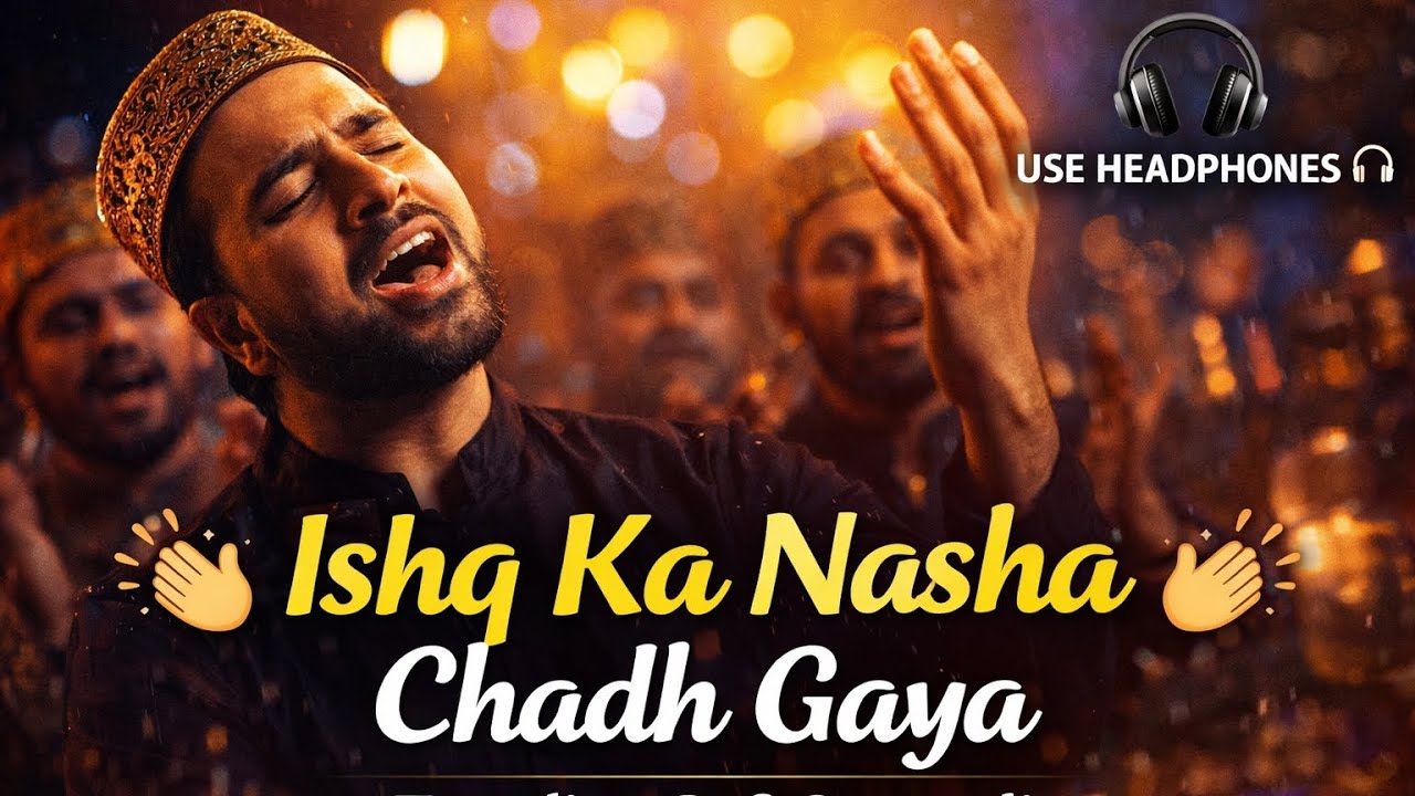 Official Video Ishq Ka Nasha Chadh Gaya ✨ | Viral Qawwali | Sufi Song | Use Headphones 🎧