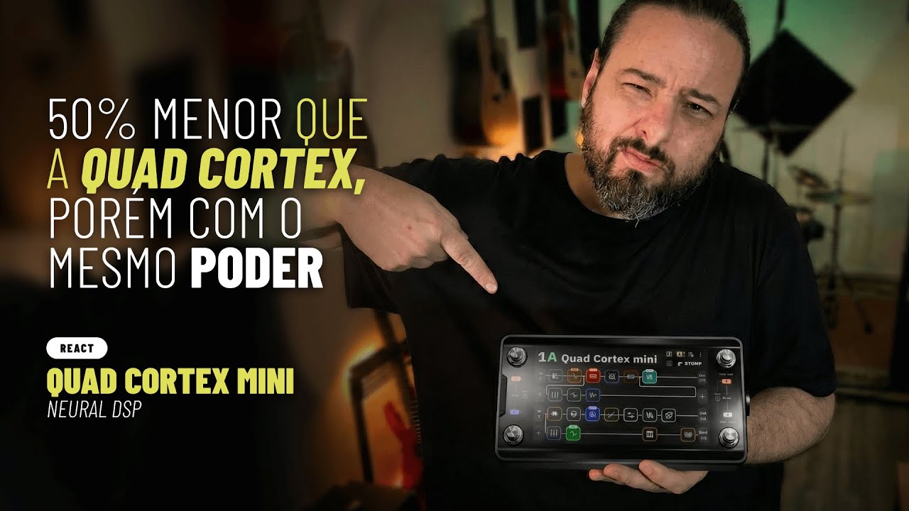 Quad Cortex Mini: o mesmo DSP em um formato menor. Evolução real ou só redesign?