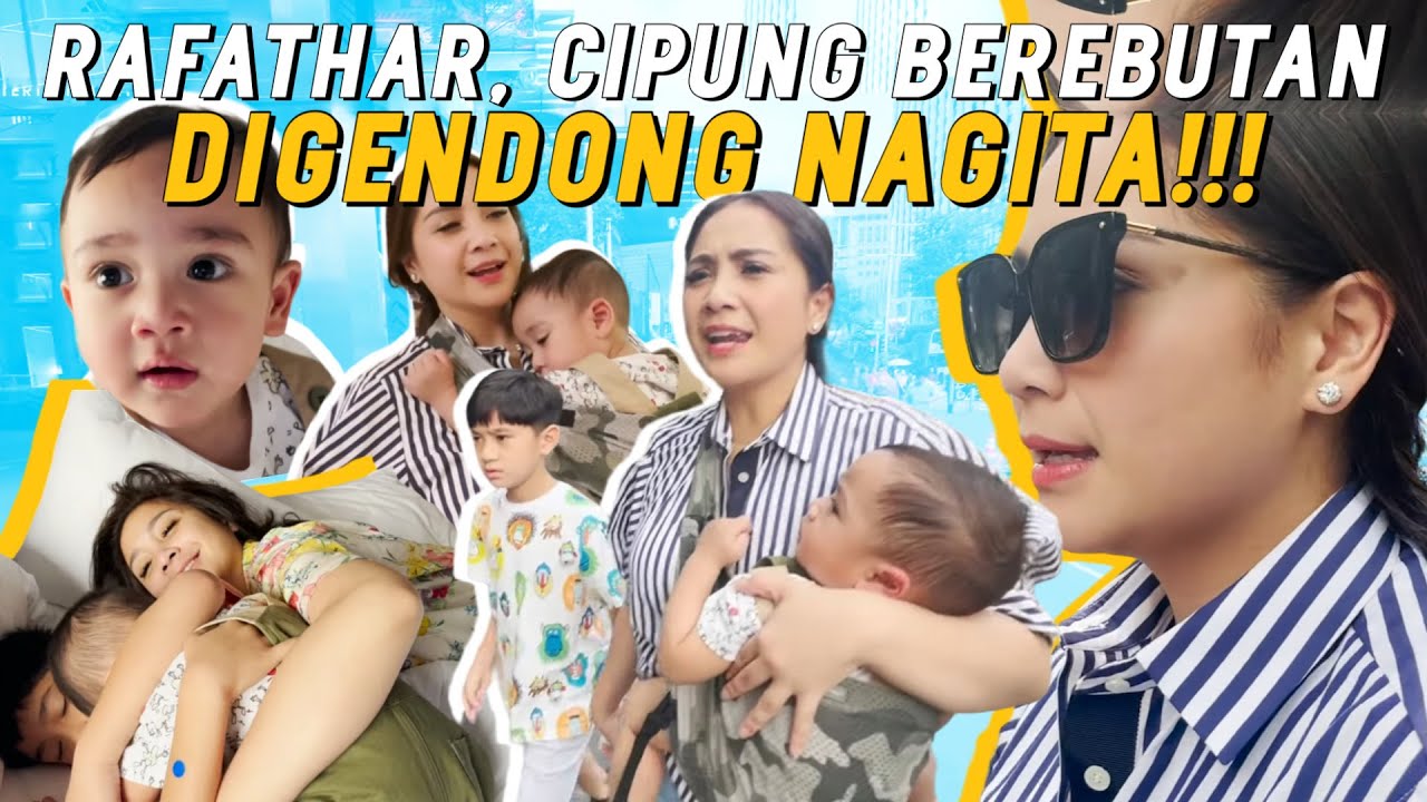 NAGITA KEWALAHAN!JALAN2 SEPANJANG SINGAPORE GENDONG CIPUNG&GANDENG RAFATHAR,CIPUNG SEDIH KANGEN PAPA