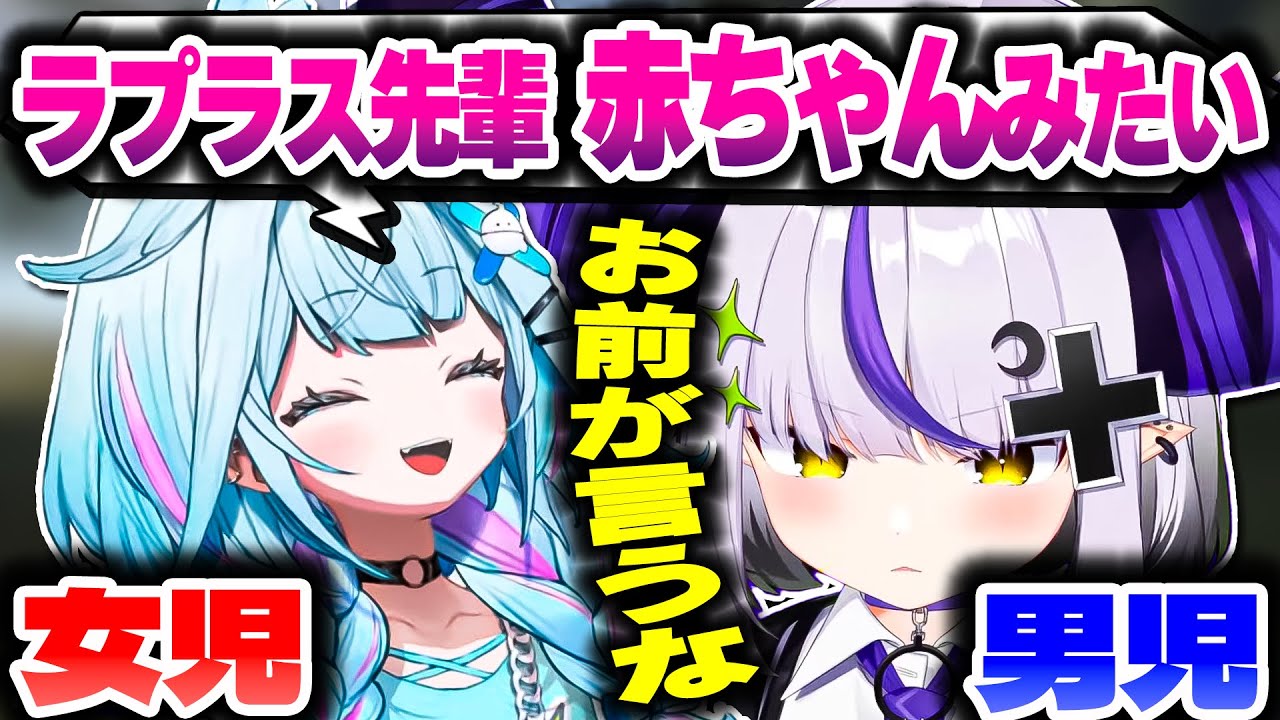 小学生男児と小学生女児みたいな煽り合いをするラプすうholoRUST PvP【ホロライブ切り抜き/ラプラス・ダークネス/水宮枢/秘密結社holoX/FLOW GLOW】