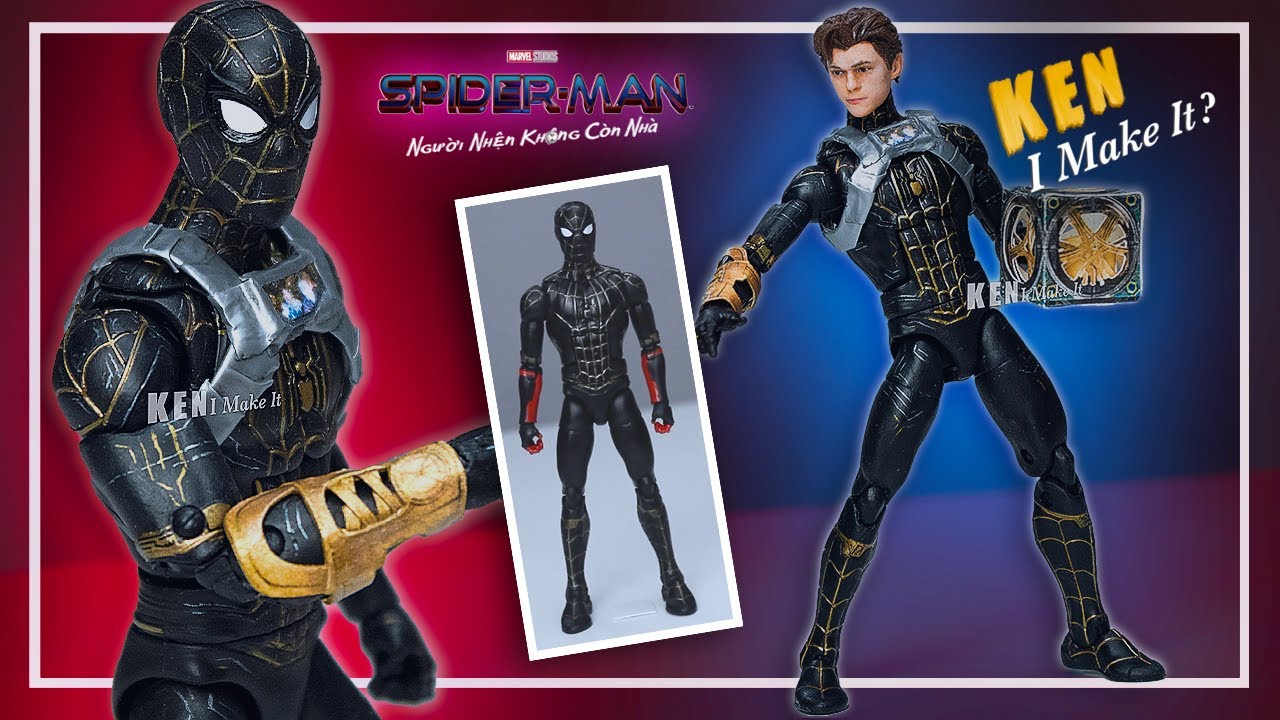 Ремонт чёрно-золотой фигурки Человека-паука Marvel Legends - Spider-Man No Way Home | Ken I Make It