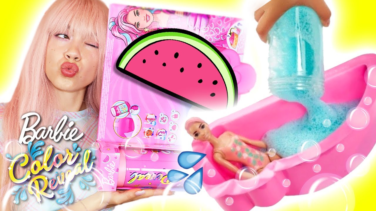 NOWE BARBIE COLOR REVEAL 💦🌈 PACHNĄCA PIANA! 🍉