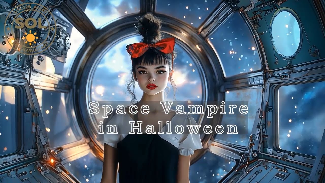 Sexy Space Vampire in Halloween - AI film