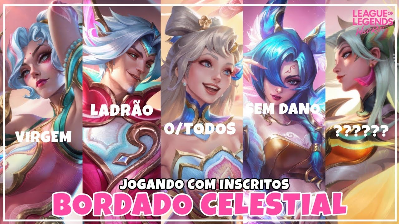 TIME BORDADO CELESTIAL - Jogando com inscritos