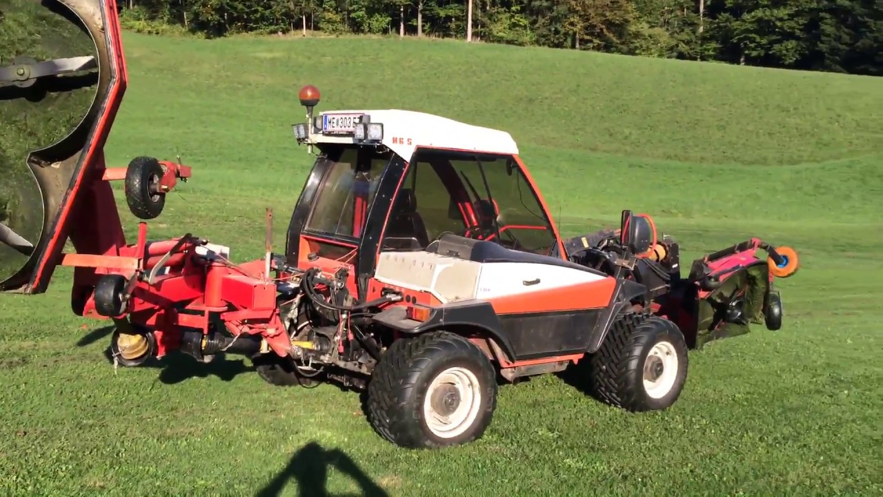 Reform Metrac H6S mit Großflächenmulcher, (Untertitel aktivieren!)