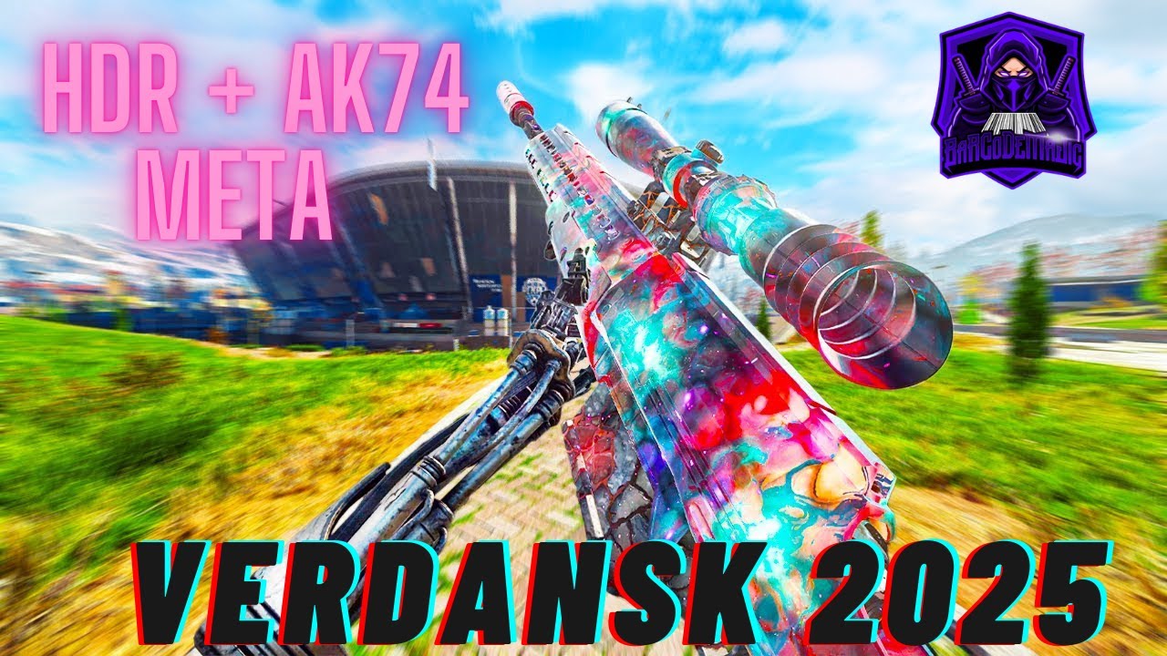 WARZONE VERDANSK 2025 - HDR & AK74 META LOADOUT 😍