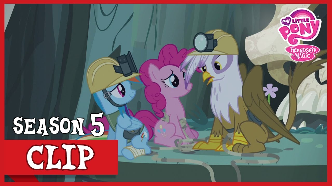 Gilda Saves Rainbow and Pinkie (The Lost Treasure of Griffonstone) | MLP: FiM [HD]