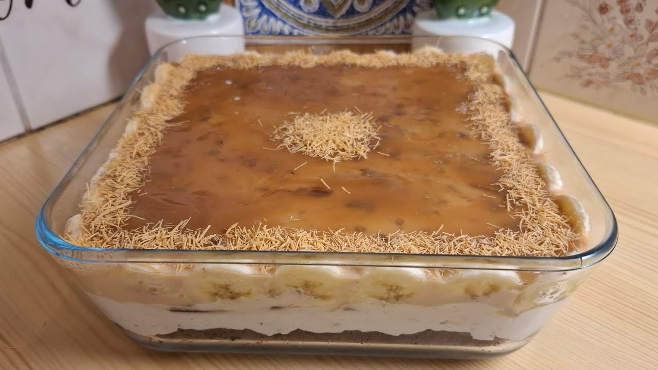 # التحلية لي راهي عامله ضجة في المواقع راني جبتهالكم باسهل طريقة وابسط المكونات 👌