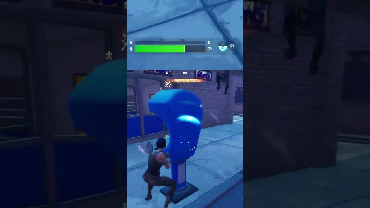 playing your overshield when there's no time to take minis | Fortnite Reload