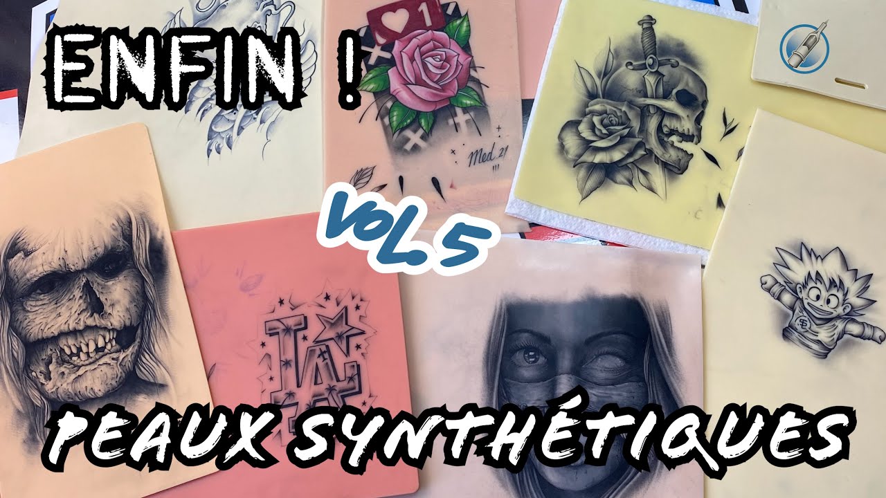Comparatif peau synthétique pour votre premier tatouage debutant