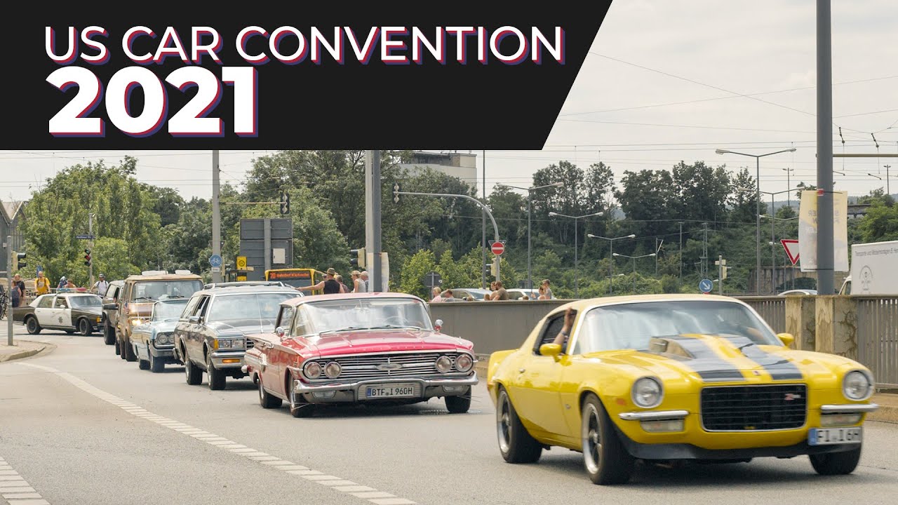 Ausfahrt US Car Convention 2021 | USCC Dresden Sunday City Cruise #uscarconvention