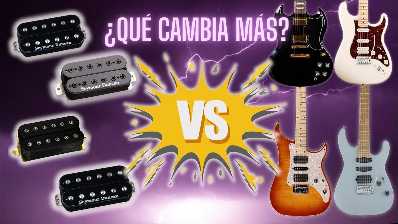 Misma pastilla en 4 guitarras vs 4 pastillas en la misma guitarra: ¿QUÉ CAMBIA MÁS?