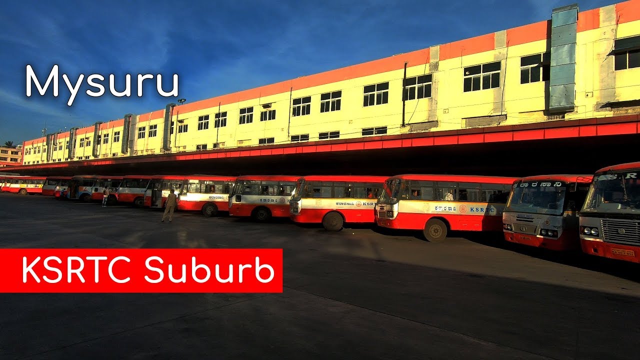 Mysore Bus stand || Mysore Bus stand KSRTC Suburb || Mysore Bus station Karnataka India
